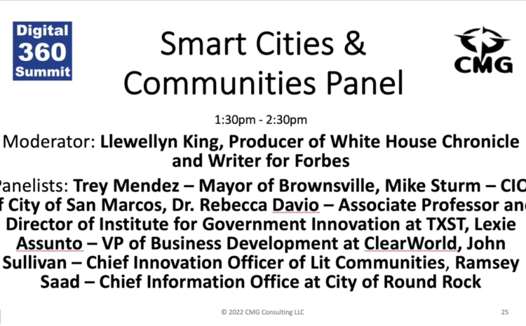 Digital 360 Summit 2022 Day 1 – Smart Cities & Communities Panel with Llewellyn King